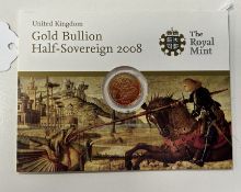 An Elizabeth II proof half sovereign, 2008