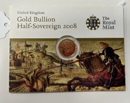 An Elizabeth II proof half sovereign, 2008