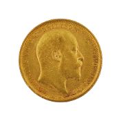 An Edward VII gold full sovereign, 1904