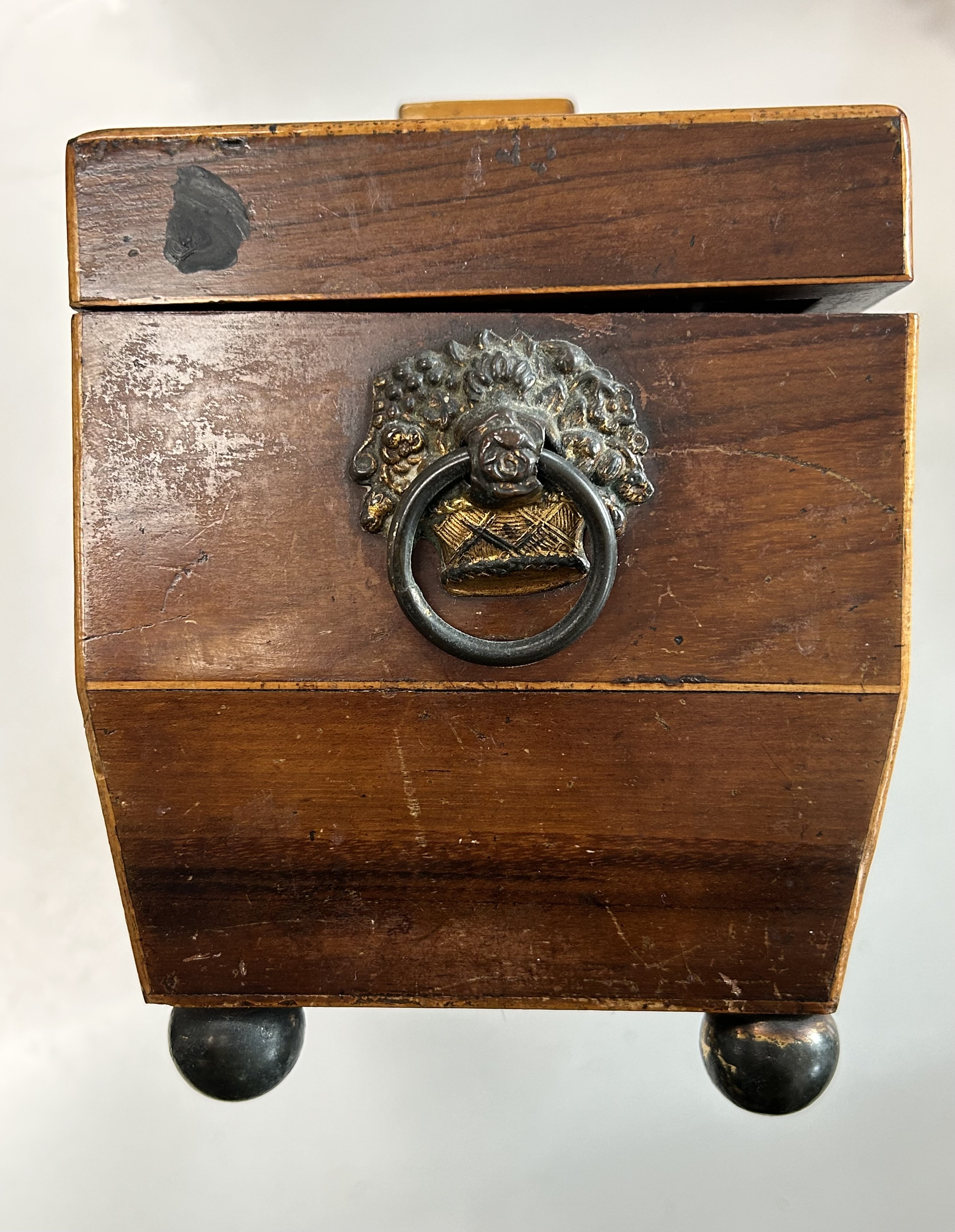 A Regency gonzalo alves tea caddy, and two others - Image 6 of 20