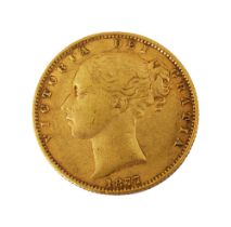 A Victoria gold full sovereign, 1877