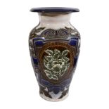 A large Doulton Lambeth stoneware vase