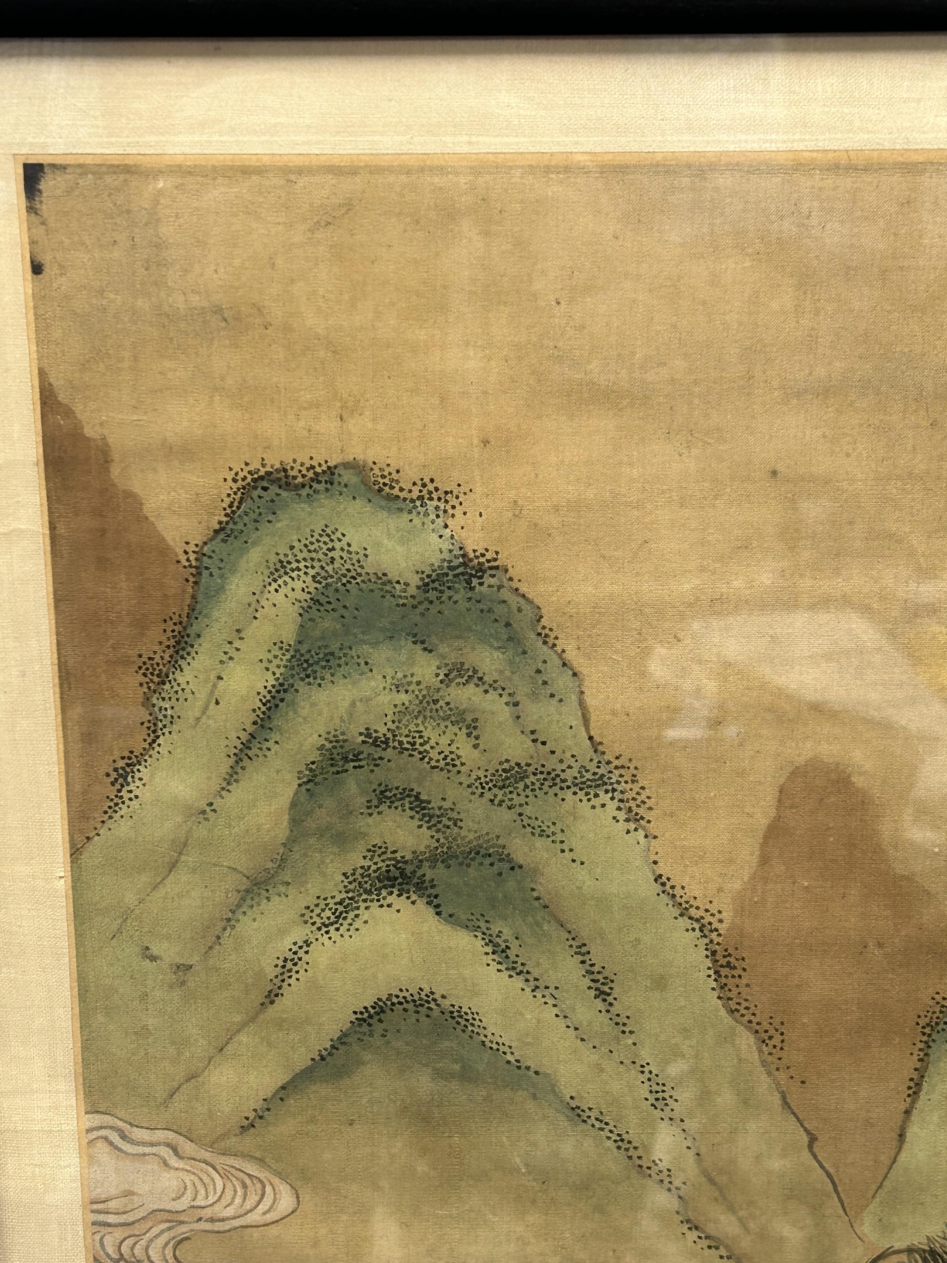 A Chinese 19th century landscape - Image 9 of 10