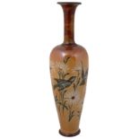 Florence Elizabeth Barlow (1856-1909) A Doulton Lambeth stoneware vase