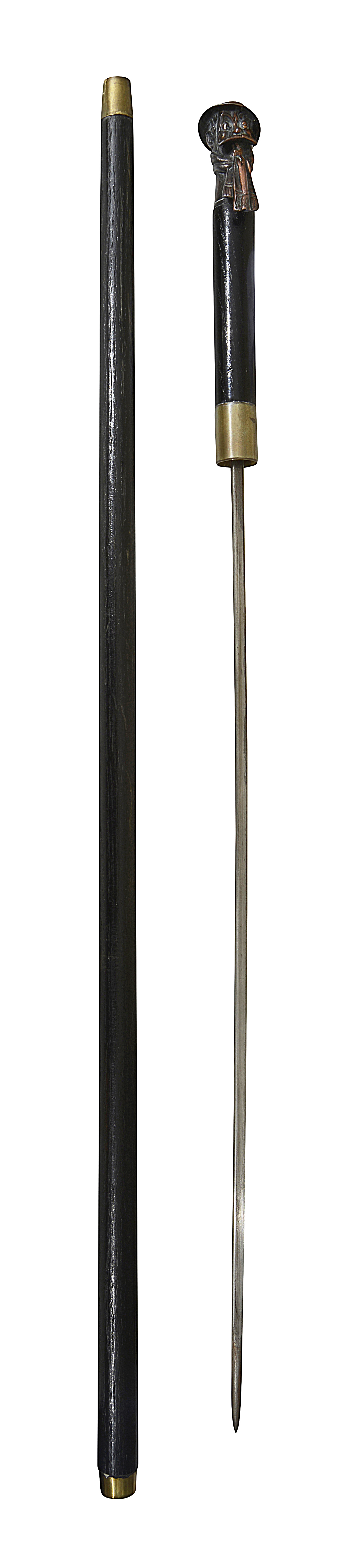 A novelty walking cane / sword stick - Image 2 of 4