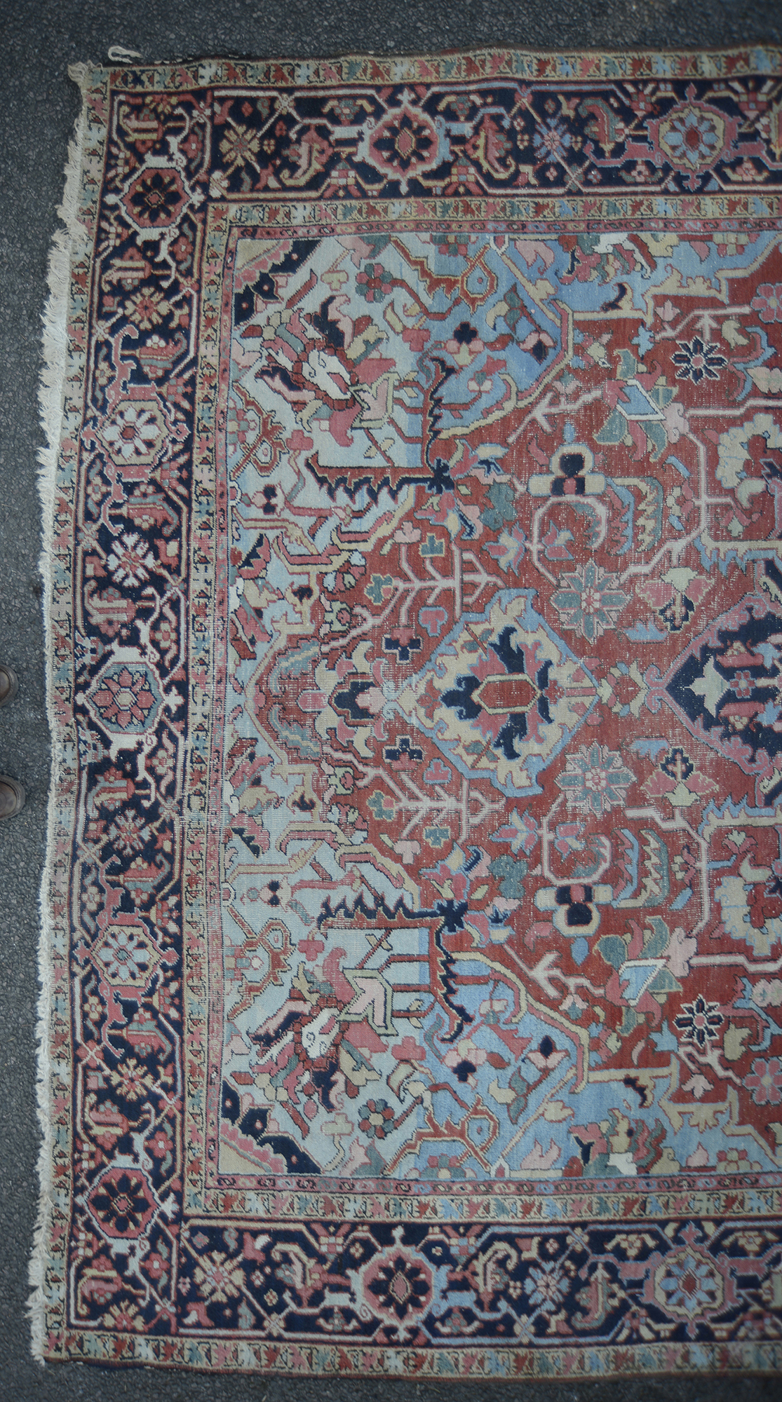 A large Heriz carpet, North West Persia, c.1910 - Image 3 of 7