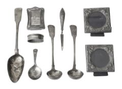 Silver to include a pair of George Scottish toddy ladles