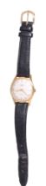A 1960s gentleman's Lanco 18ct gold wristwatch