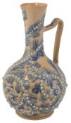 George Tinworth (1843-1913) A Doulton Lambeth ewer