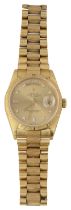 Rolex 18ct gold Rolex Oyster Perpetual Day-Date President wristwatch