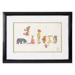 A limited edition Disney Serigraph cell of 'The Many Adventures of Winnie the Pooh'