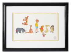 A limited edition Disney Serigraph cell of 'The Many Adventures of Winnie the Pooh'