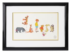 A limited edition Disney Serigraph cell of 'The Many Adventures of Winnie the Pooh'