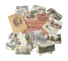 A collection of early 20th century and later postcards