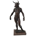 Elisabeth Hadley (British, b.1967) Minotaur', a patinated bronze sculpture