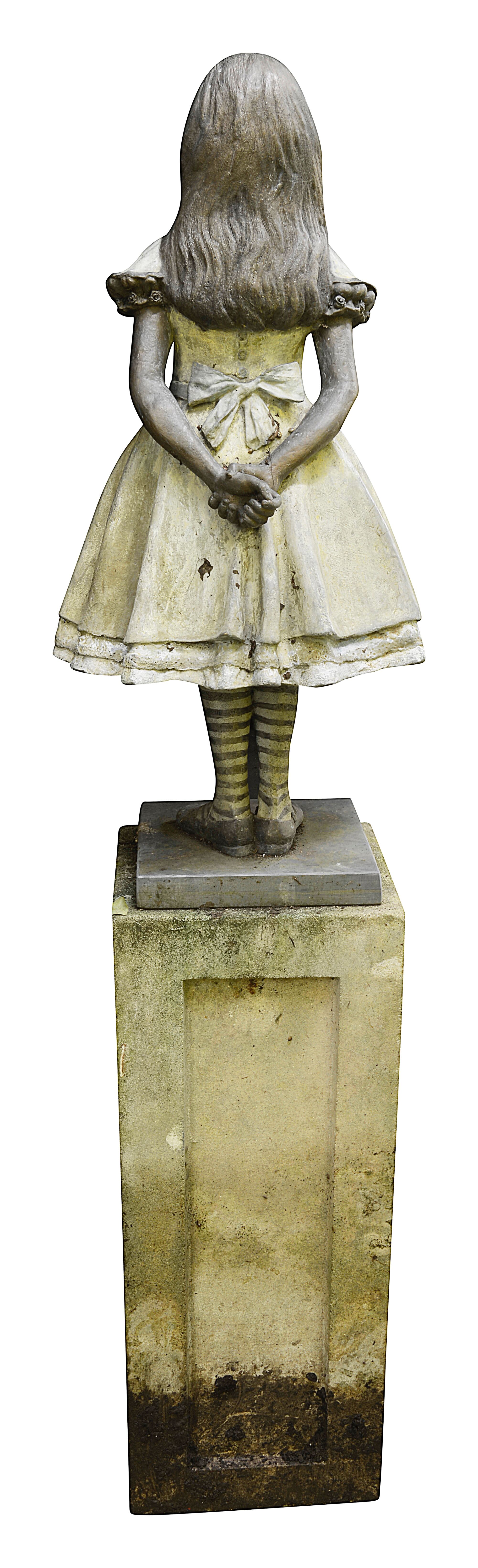 Robert James. 'Alice Half-Sized' a hot cast bronze figure - Image 2 of 3