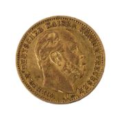 Germany. Prussia Kaiser Wilhelm I gold 20 Mark, 1873 C