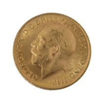 A George V full sovereign 1918