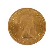 An Elizabeth II gold full sovereign, 1966