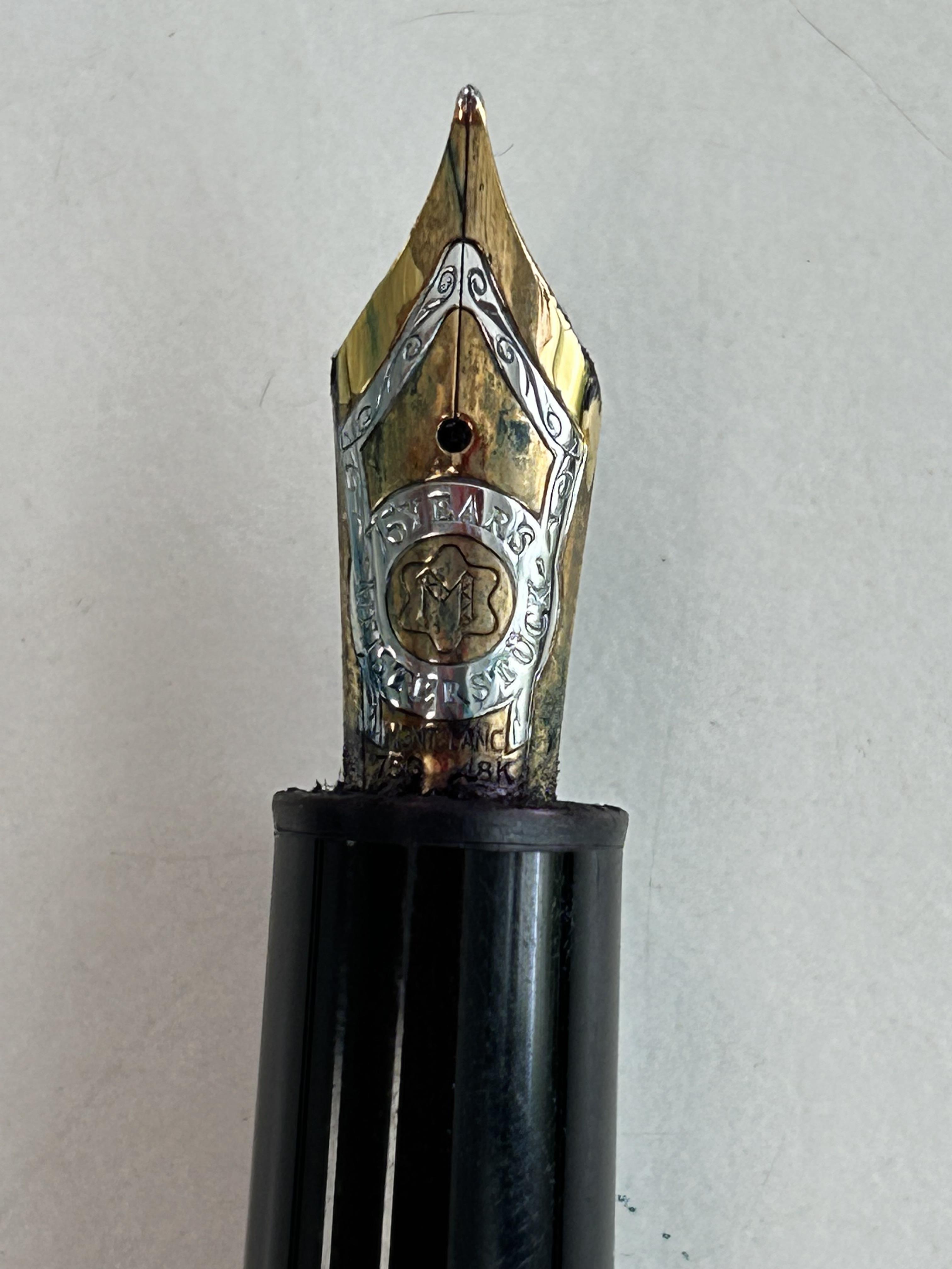 A Mont Blanc Meisterstuck No. 146 LeGrand Barley silver 75th Anniversary fountain pen - Image 6 of 10