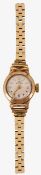 A lady's 9ct gold wristwatch by Audax