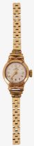 A lady's 9ct gold wristwatch by Audax