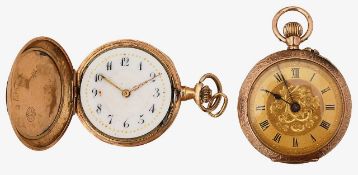 Two lady's fob watches