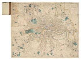 London. A plan of London and its Environs shewing the Boundaries,