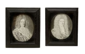 David Paton. Scottish (fl 1660 - c.1709) Two portraits