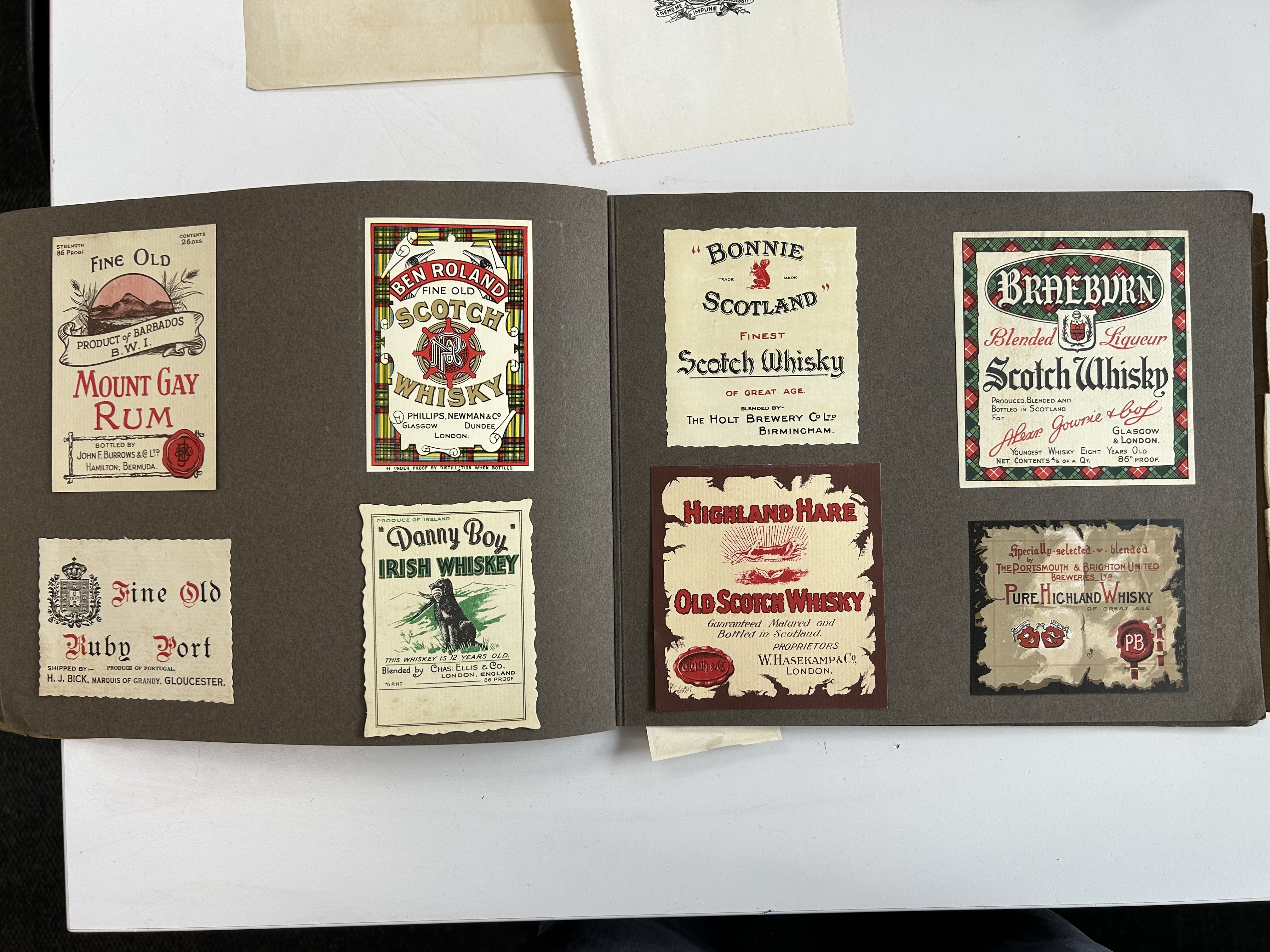 Ephemera. A collection of colour printed sample branded trade labels printed by James Upton Ltd, Bir - Image 27 of 100