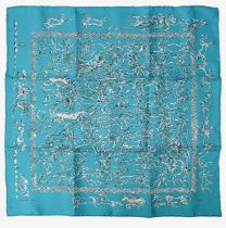 A silk bandana/scarf by Hermes
