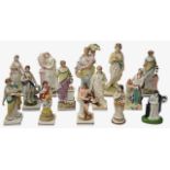 late 18th/early 19th C Staffordshire pearlware figures
