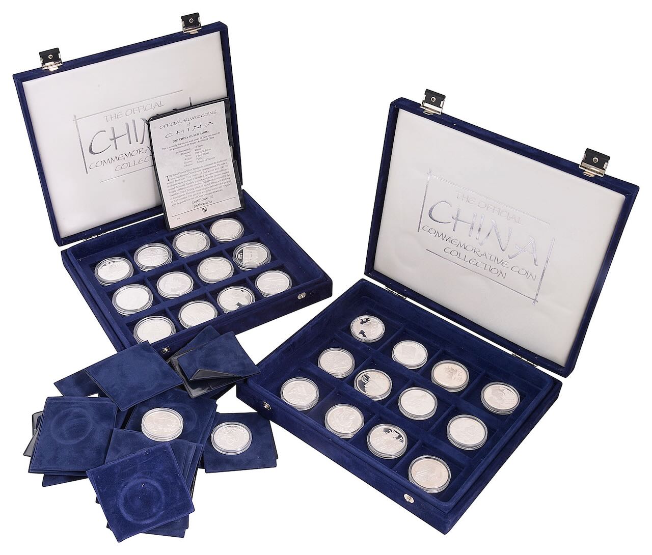 The Official Silver Coins of China commemorative proof coin collection