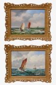 A pair of sailing scenes by Robert Dumont Smith (British 1908-1994)