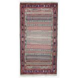 A mixed weave soumac Kelim rug