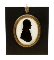 Thomas Lovell, British (c.1760-1806) Silhouette of a boy