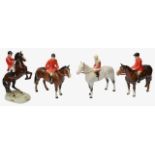 A Beswick Jockey and three huntsmen (4)