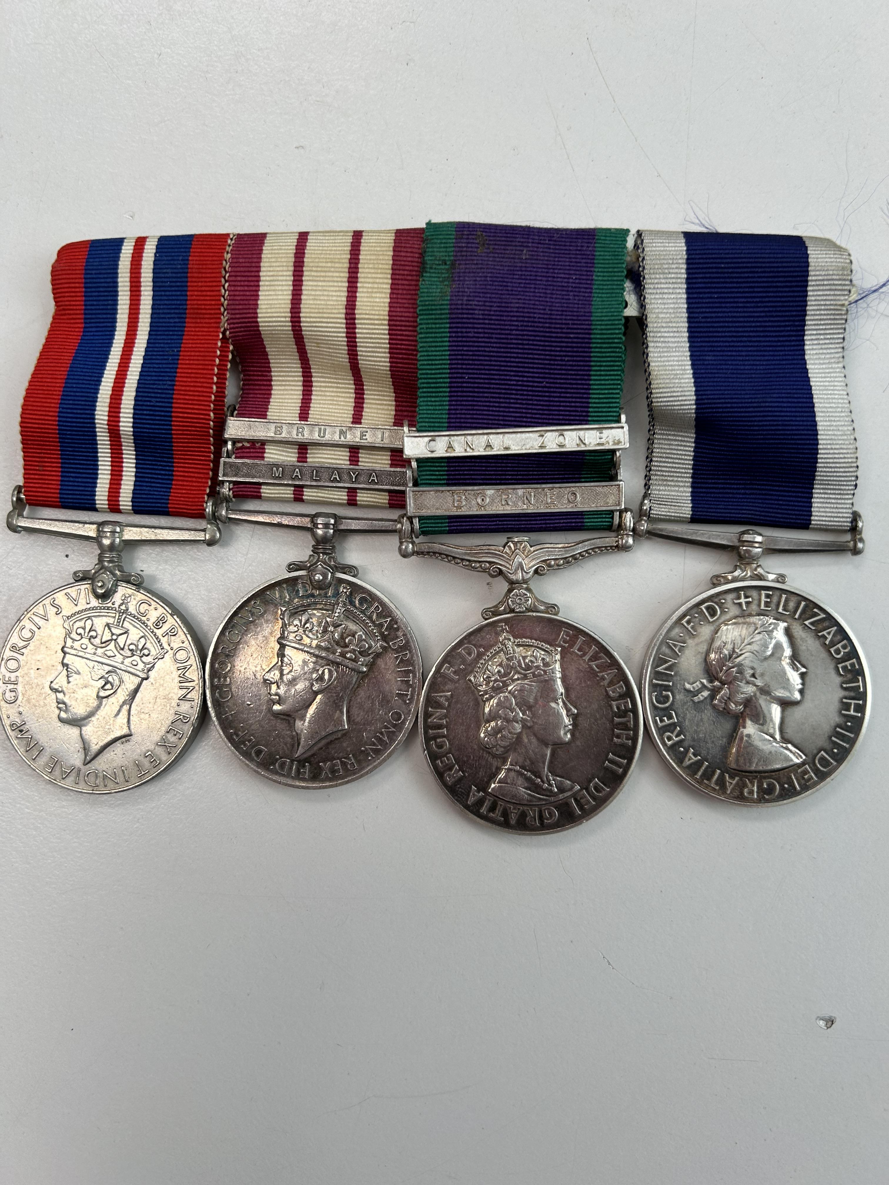 A four medal group awarded to Marine F.E Matthews, Royal Marines - Image 2 of 10