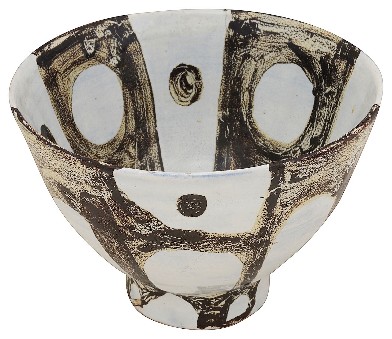 James Tower. (1919-1988) A footed earthenware bowl c.1955