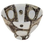 James Tower. (1919-1988) A footed earthenware bowl c.1955