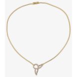 18ct gold and diamond necklace