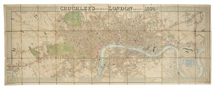 London. Cruchley's New Plan of London improved to 1830