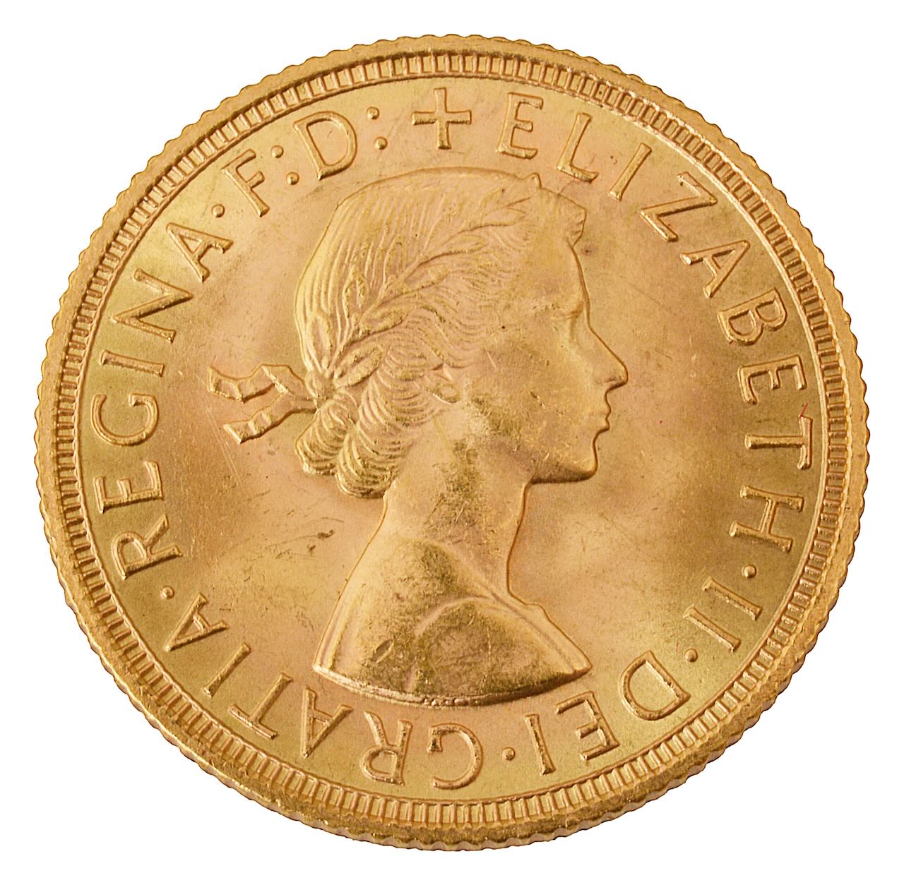 Elizabeth II Sovereign, 1958