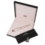 A Mont Blanc Meisterstuck No. 146 LeGrand Barley silver 75th Anniversary fountain pen