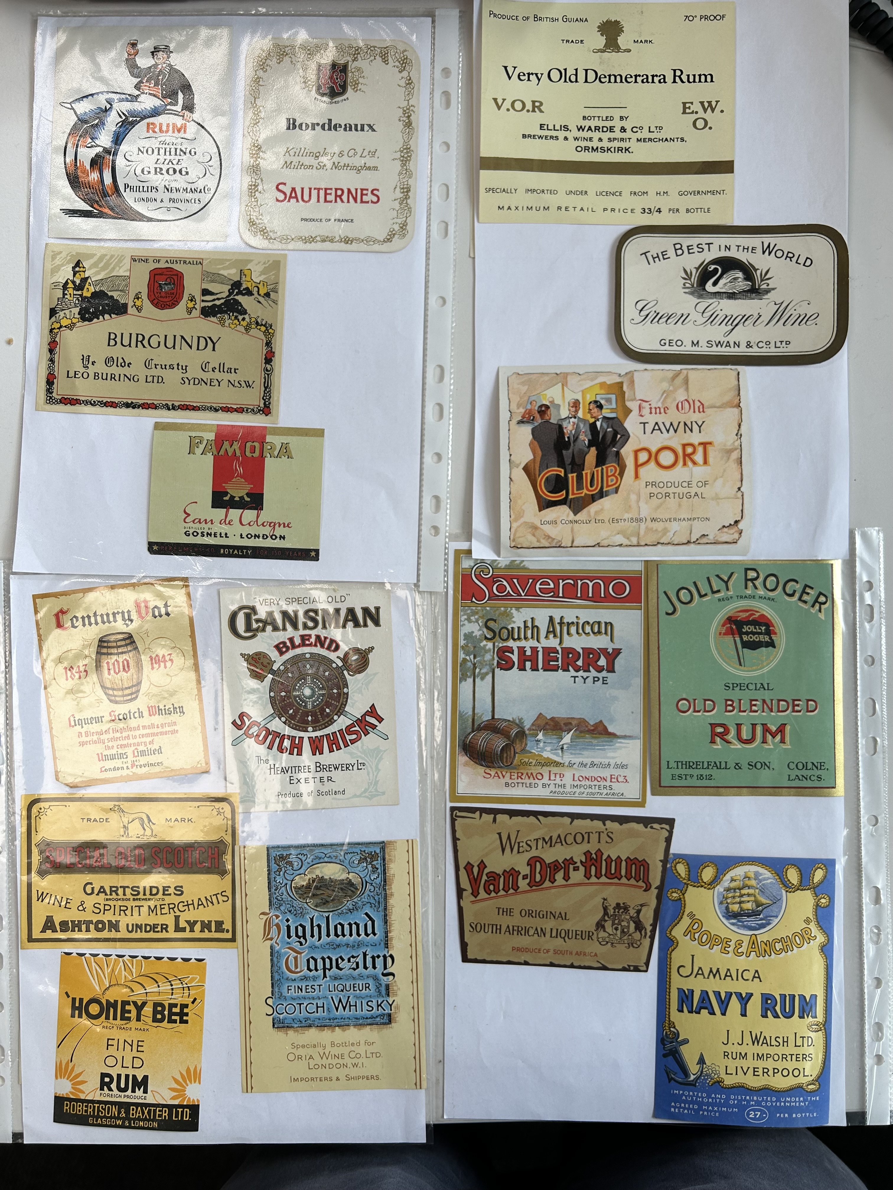 Ephemera. A collection of colour printed sample branded trade labels printed by James Upton Ltd, Bir - Image 47 of 100