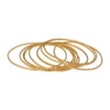A group of Indian bangles