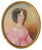 Early 19th century British School portrait miniature