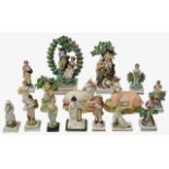 Early 19th century Staffordshire pearlware figures