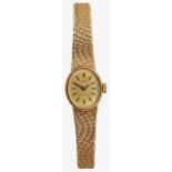 A 9ct gold lady's Tissot wristwatch