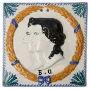 An early 19th century Staffordshire pearlware plaque